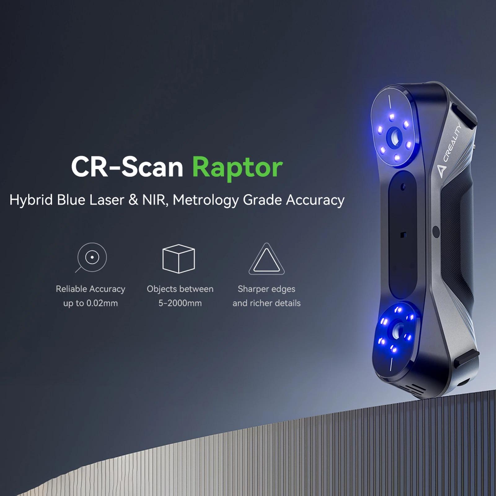 Creality 3D CR-Scan Raptor     NIR Һ 3D ĳ, 3D μ ޴ ĳ, ִ 60FPS ĳ